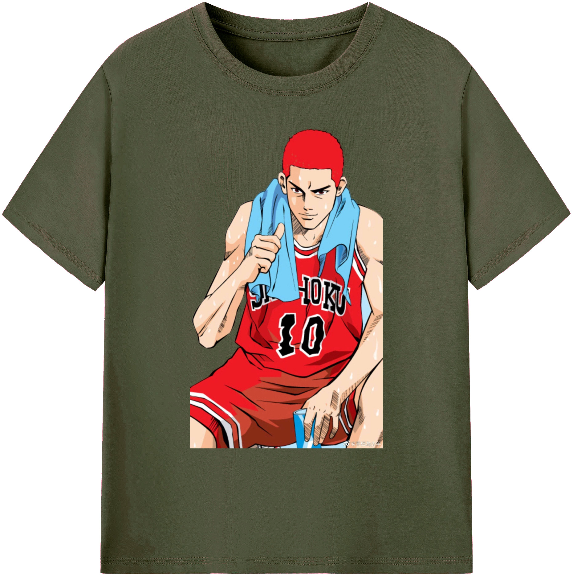 （画像用） SLAM DUNK／スラムダンク 綿100％ メンズ半袖Tシャツ｜肌触りやわらか＆通気性